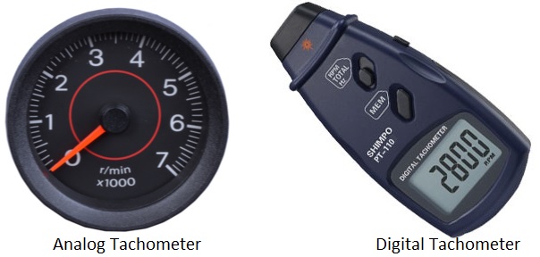 Analog Tachometer vs Digital Tachometer